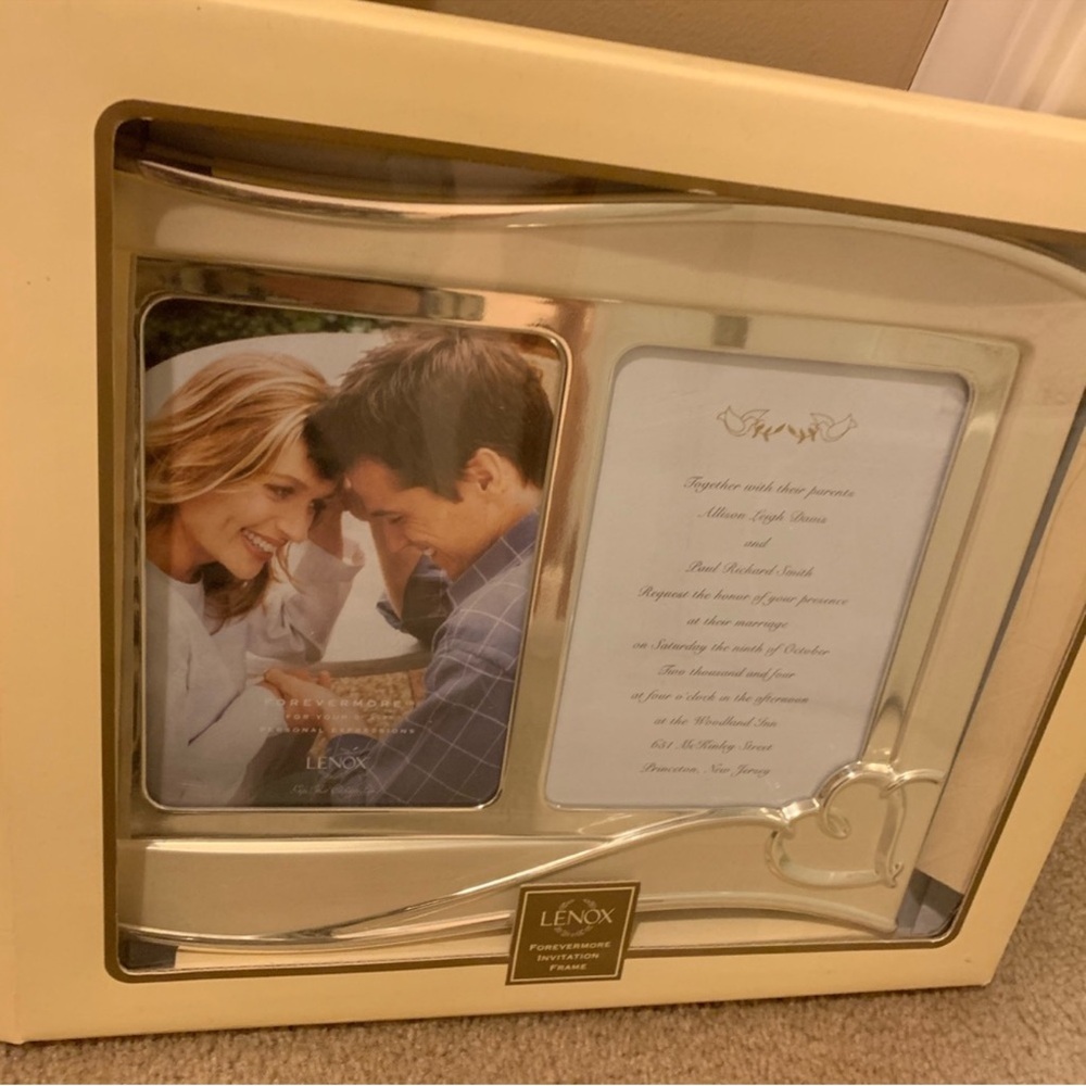 Lenox invitation Frame - Decorative Home Accent